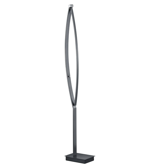B-Leuchten New Tree LED-golvlampa antracit 137cm