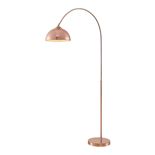 Lindby Gople golvlampa koppar