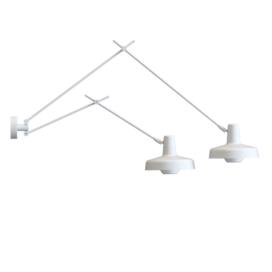 GRUPA Arigato vägglampa 2 lampor 90cm vit