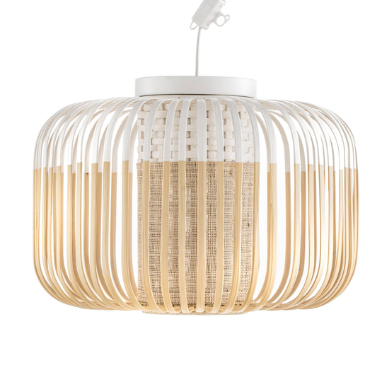 Forestier Bamboo Light S taklampa 35 cm vit