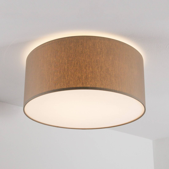 Gråbrun taklampa Maria. 40 cm.
