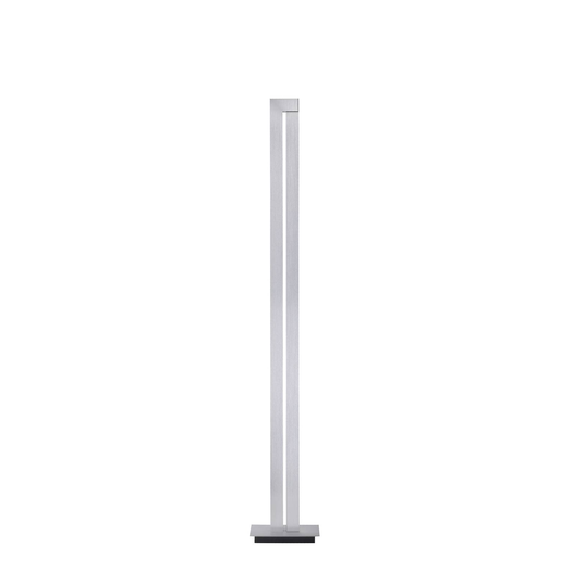 PURE Lines LED-golvlampa, fjärrkontroll, aluminium