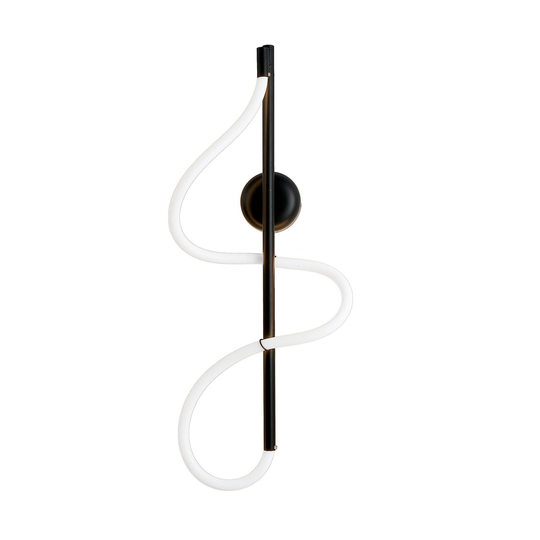 LED-vägglampa Annete, svart