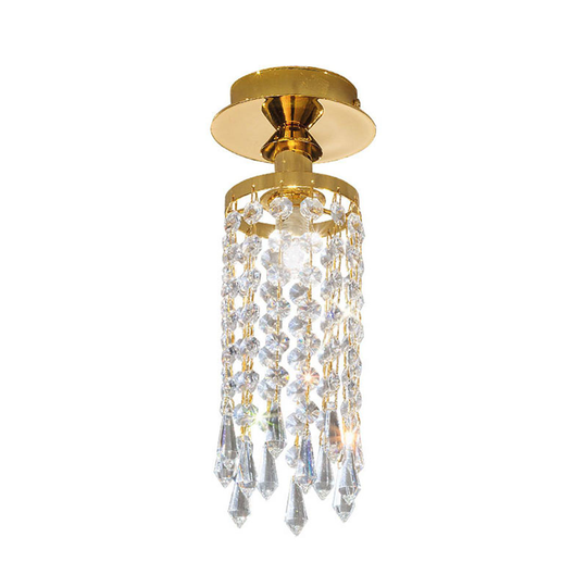 KOLARZ Charleston taklampa Kristall, Ø 10 cm