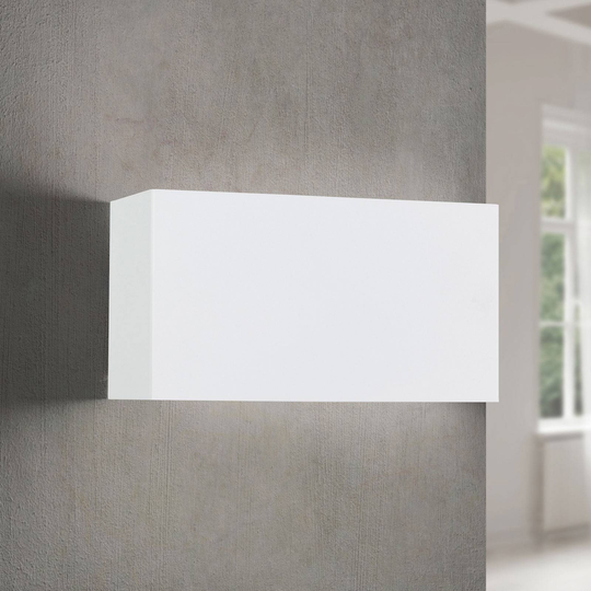 LED-vägglampa Hamilton, vit