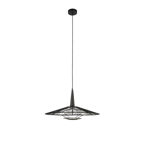 Forestier Carpa M hänglampa, svart, Ø 60 cm